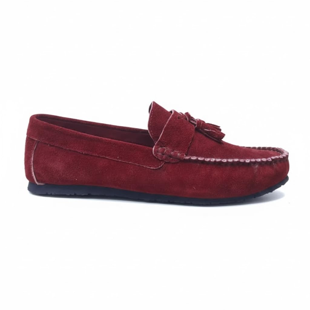 Men’s suede loafers – modern moccasin design, lightweight and extremely comfortable for daily and casual wear. - S30