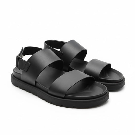 Men genuine leather slipper fashion casual look - Anti-slip - Code 904
