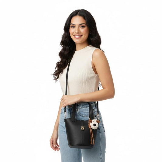 شنطة نسائية عملية وأنيقة – شنطة يد وكتف بتصميم عصري - متوفرة بالوان مختلفه