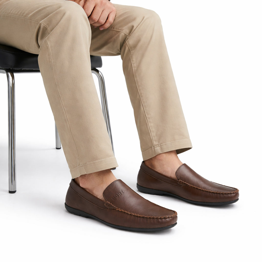 Men's loafer shoes in premium genuine leather – stylish design and all-day comfort