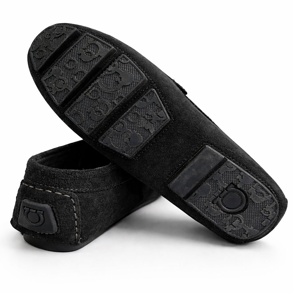 Men's loafer shoes in genuine suede leather – style and comfort, Baby Day