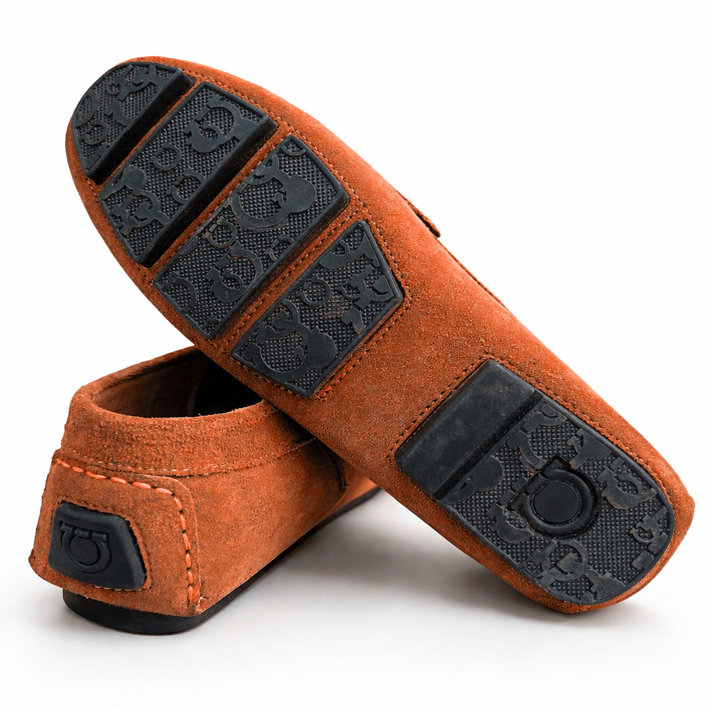 Men's loafer shoes in genuine suede leather – style and comfort, Baby Day