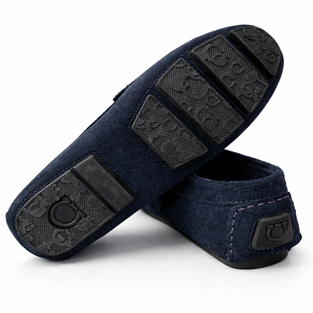Men's loafer shoes in genuine suede leather – style and comfort, Baby Day