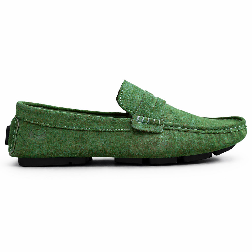 Men's loafer shoes in genuine suede leather – style and comfort, Baby Day