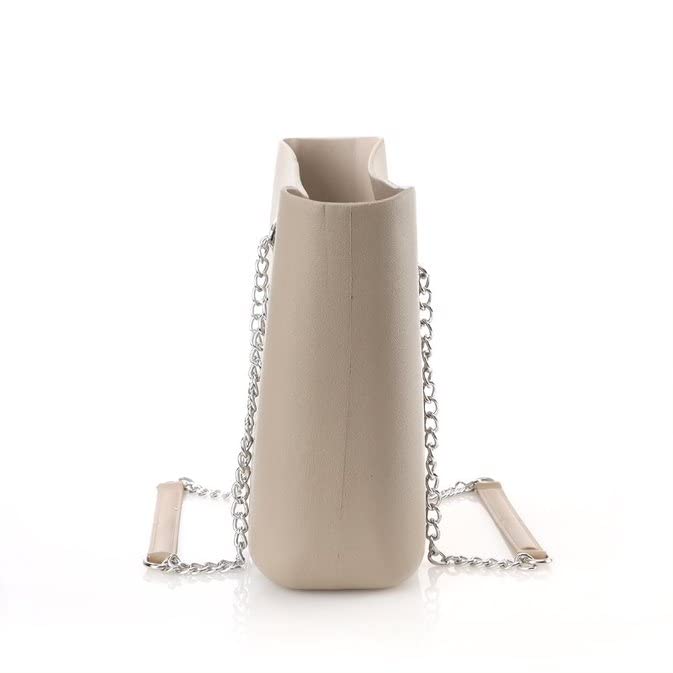 ITALIANO Women pure plastic handbag for rain walking and a hand chain - hb-IT-B