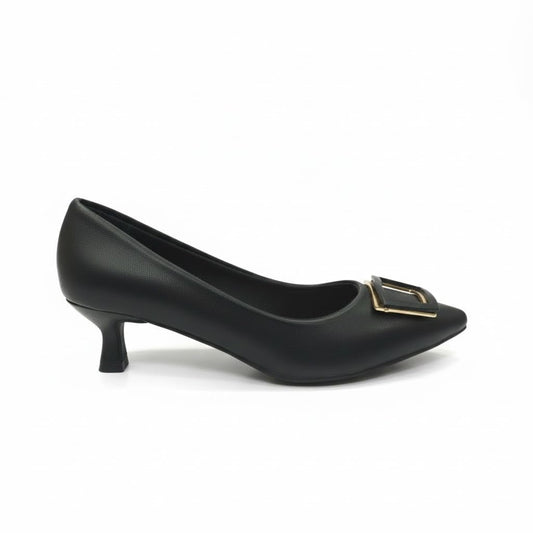 Women's low-heeled shoes with a classic chic design - comfortable, slip-resistant sole