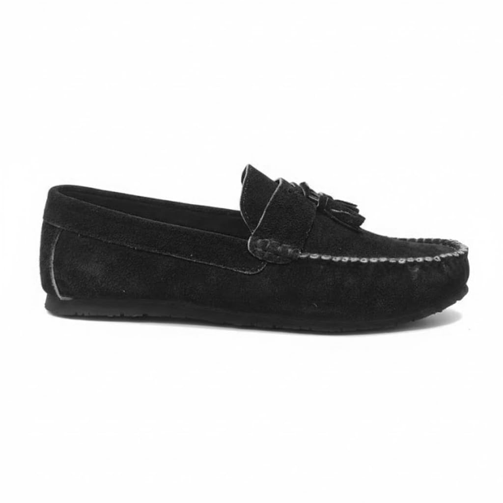 Men’s suede loafers – modern moccasin design, lightweight and extremely comfortable for daily and casual wear.   - S30