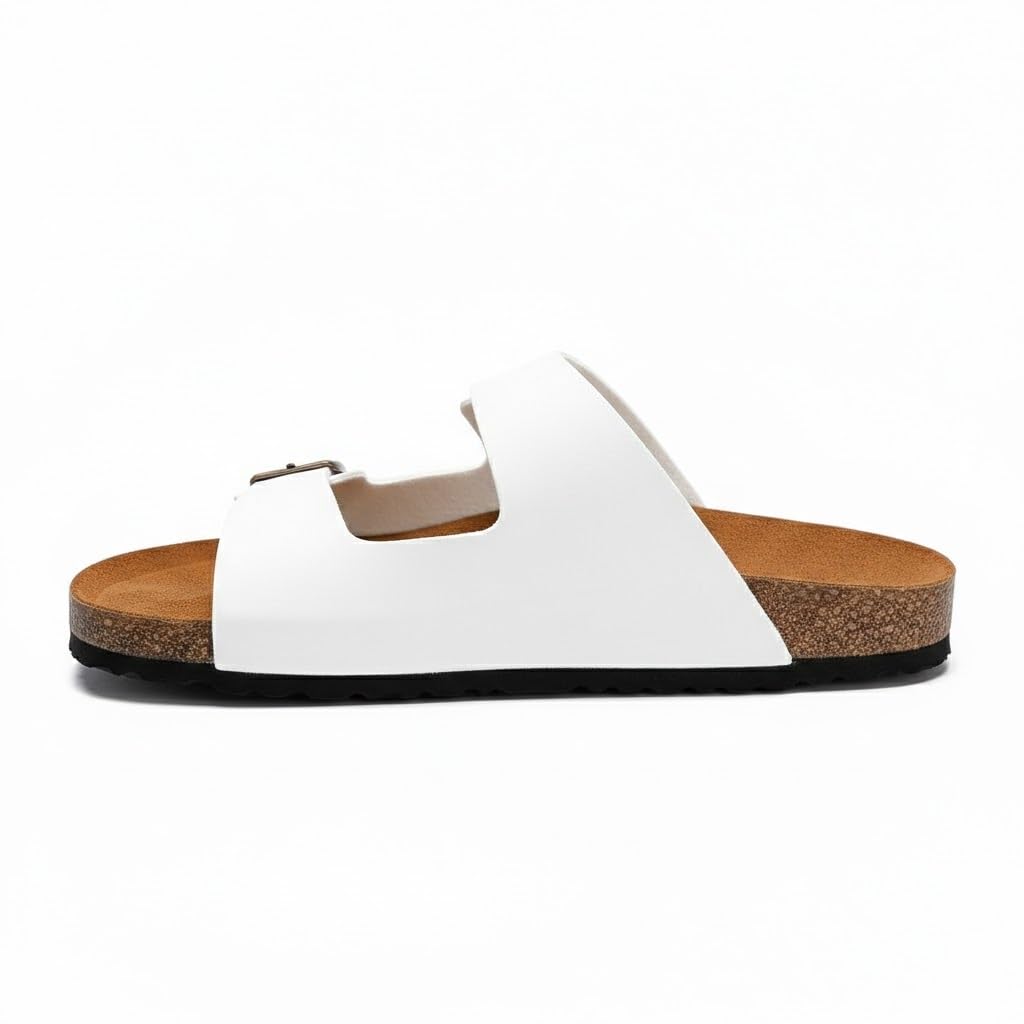 Men genuine leather slipper fashion casual look - Anti-slip  - Code 102