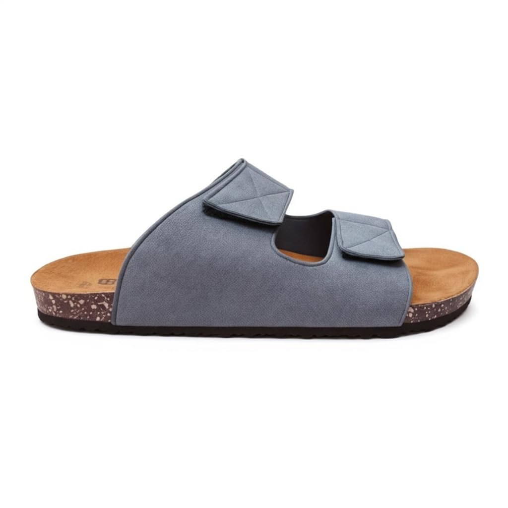 Men genuine leather slipper fashion casual look - Anti-slip  -  Code 117