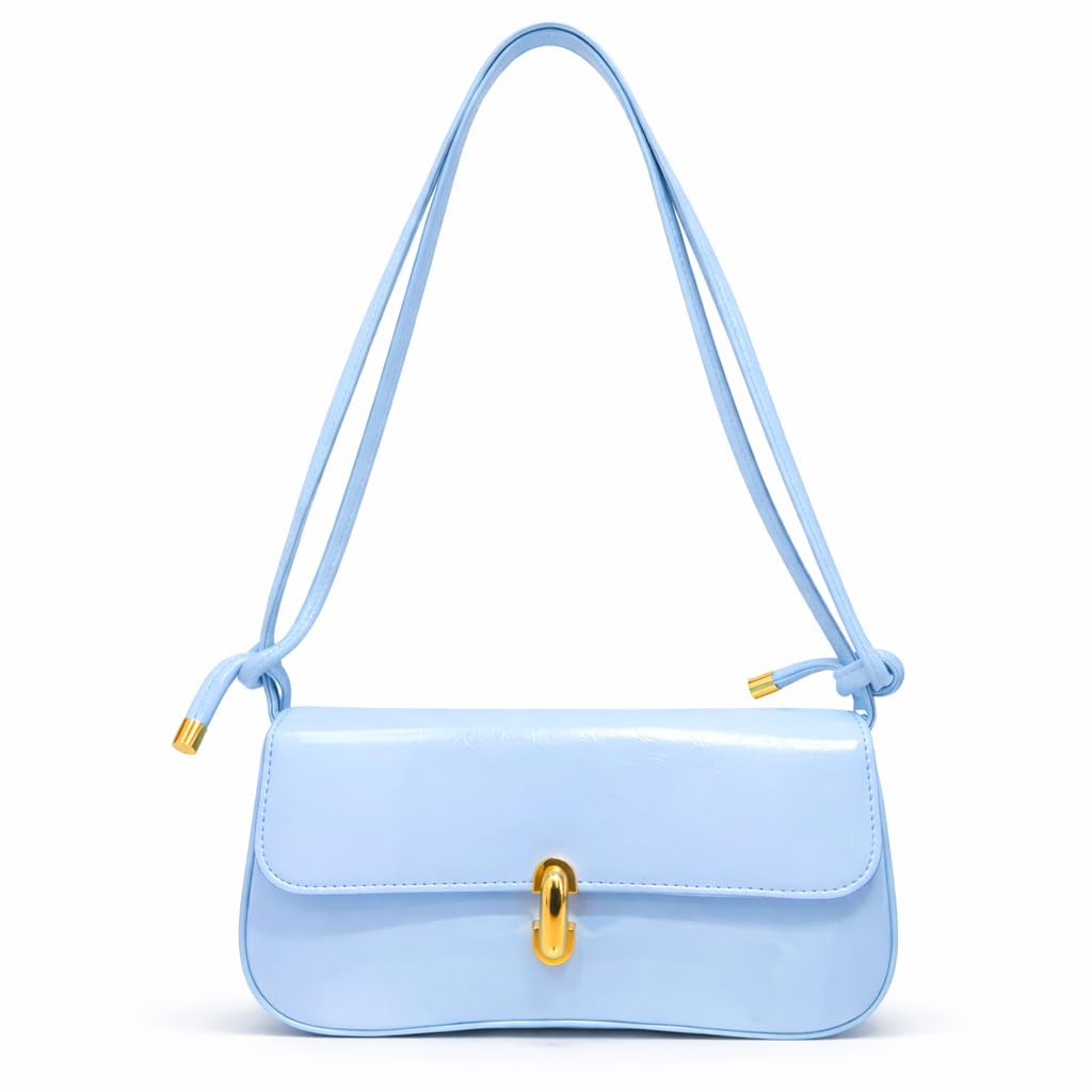 Small leather women’s handbag with a modern design and a long strap – suitable for evening events and everyday outings.