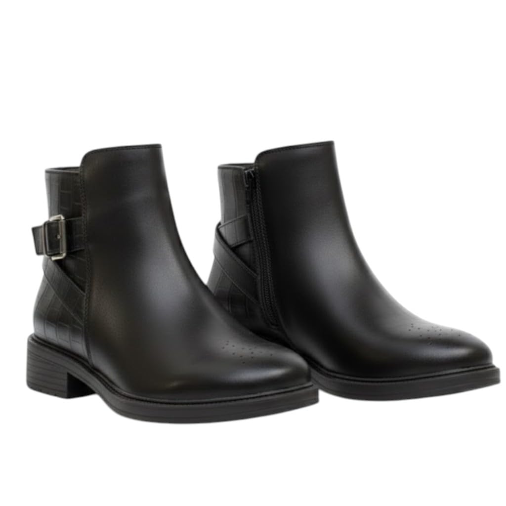Stylish women's short ankle boots in imported leather - available in various sizes and colors