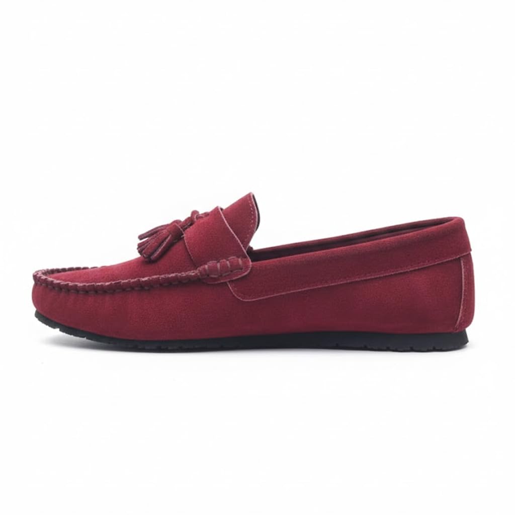 Men’s suede loafers – modern moccasin design, lightweight and extremely comfortable for daily and casual wear.   - S30