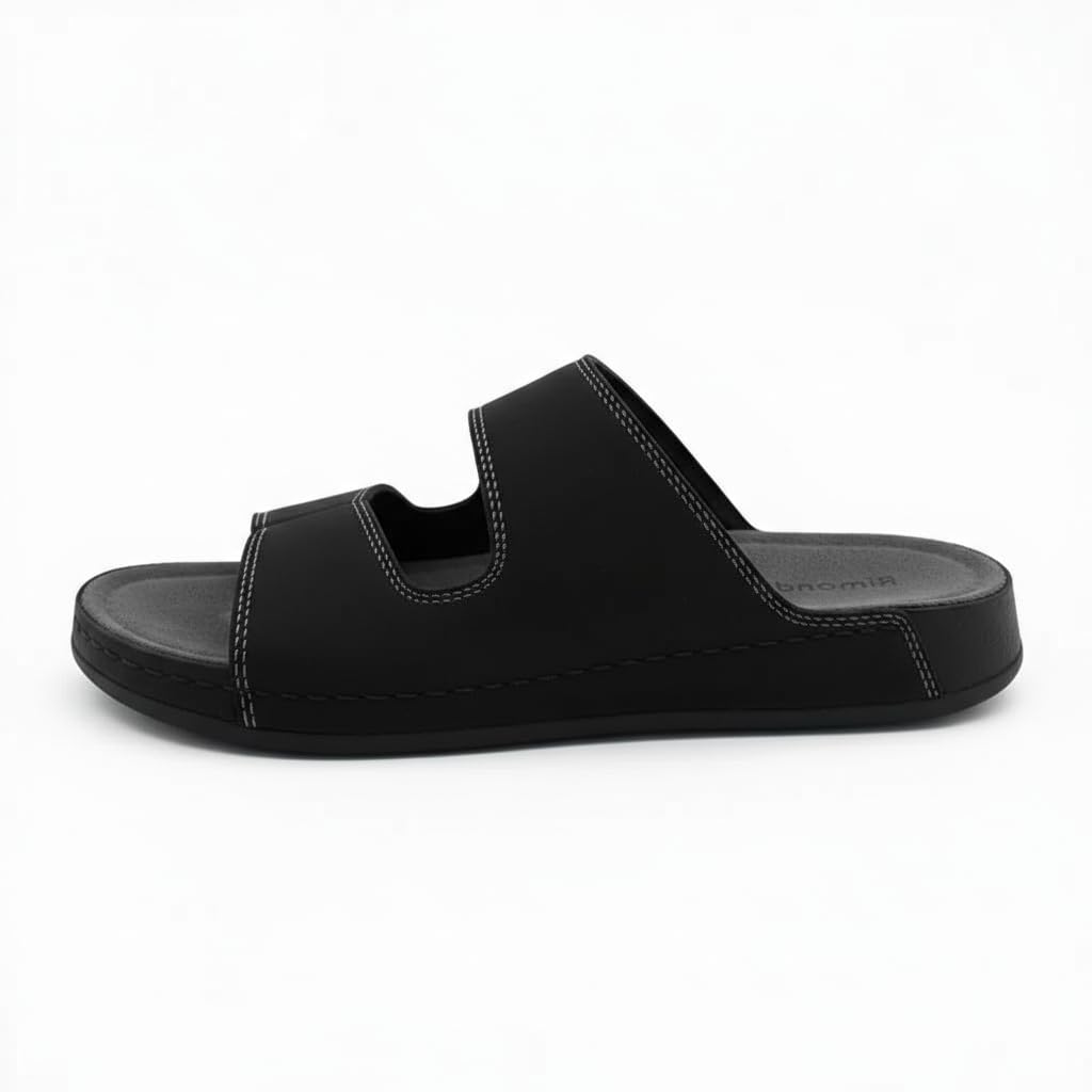 Men genuine leather slipper fashion casual look - Anti-slip-  Code M35