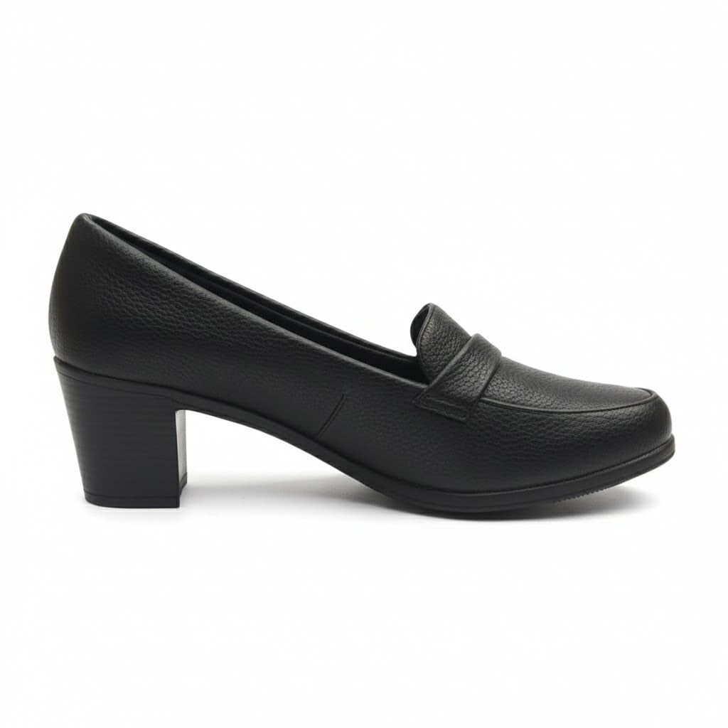 Elegant women's shoes with a comfortable heel and a classic touch - available in various colors and sizes