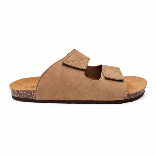 Men genuine leather slipper fashion casual look - Anti-slip  -  Code 117