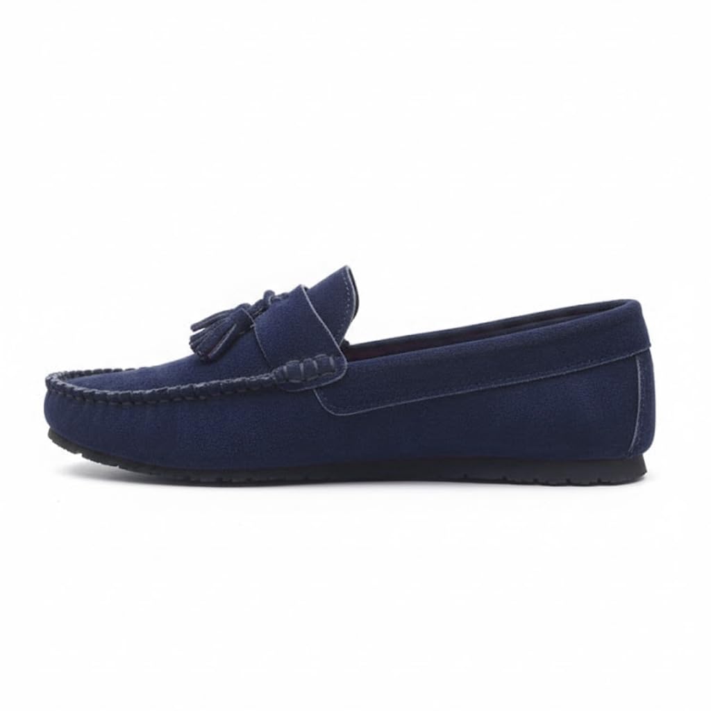 Men’s suede loafers – modern moccasin design, lightweight and extremely comfortable for daily and casual wear.   - S30