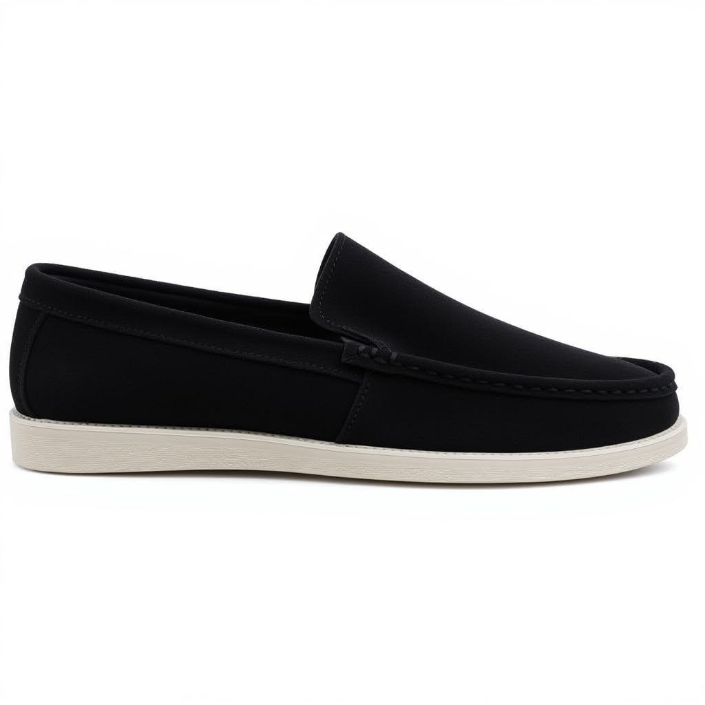 Men’s suede loafers – modern moccasin design, lightweight and extremely comfortable for daily and casual wear. - K1