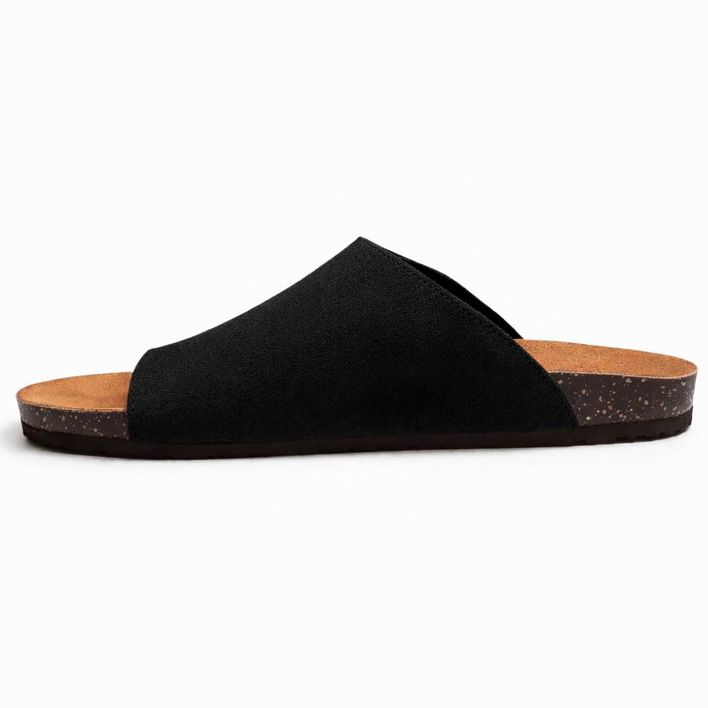 Men’s orthopedic sandals with a wide adjustable strap – rubber footprint sole that supports the foot arch and is lightweight – ideal for daily and summer use.   - 106
