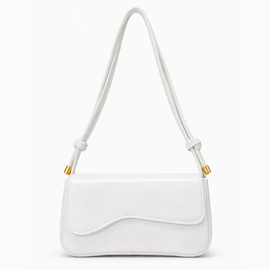 Small Cafe leather women’s handbag with a modern design and a long strap – suitable for evening events and everyday outings.