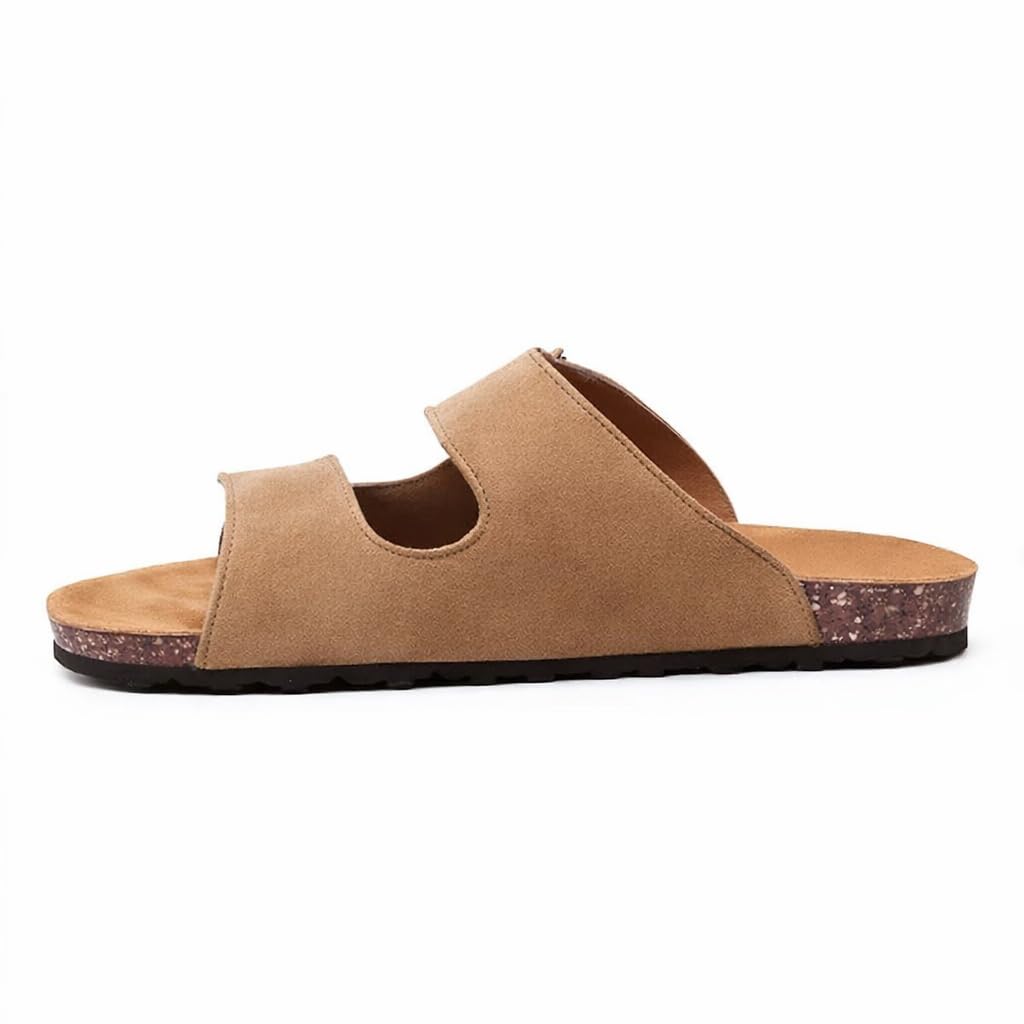 Men genuine leather slipper fashion casual look - Anti-slip  -  Code 117