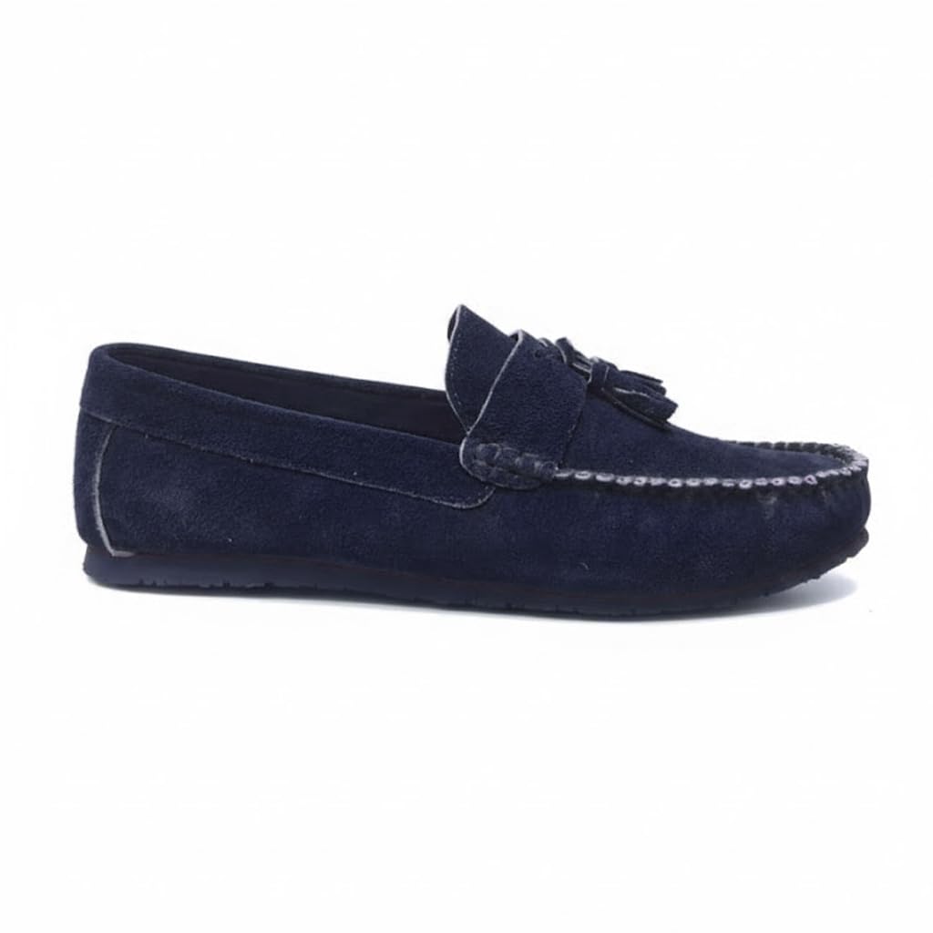 Men’s suede loafers – modern moccasin design, lightweight and extremely comfortable for daily and casual wear.   - S30