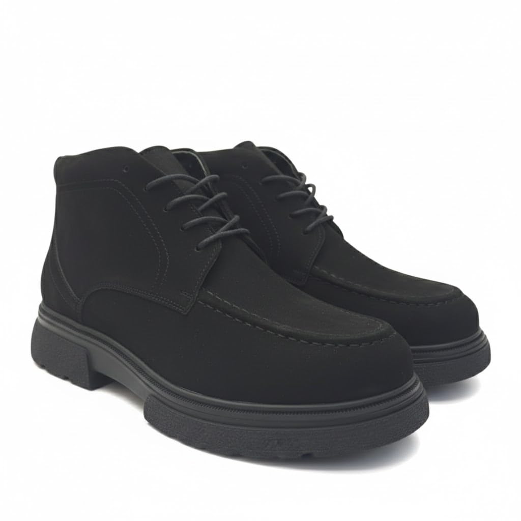 Stylish men's shoes made of suede - equipped with a comfortable Turkish rubber sole - available in various colors and sizes