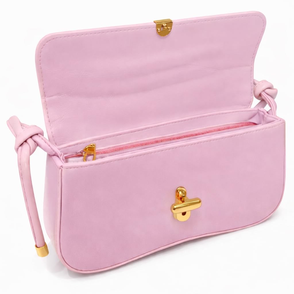 Small leather women’s handbag with a modern design and a long strap – suitable for evening events and everyday outings.