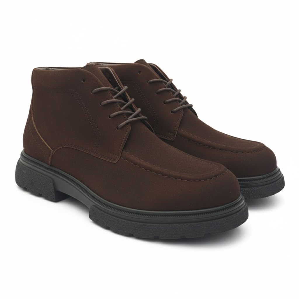 Stylish men's shoes made of suede - equipped with a comfortable Turkish rubber sole - available in various colors and sizes