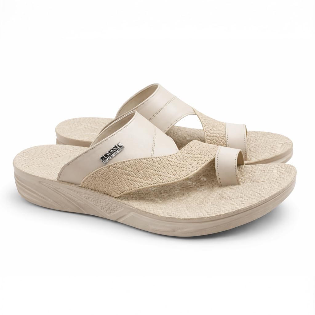 Men’s Leather Slippers – Modern Comfortable Design with High-Quality Material and a Cushioned Orthopedic Sole – Perfect for Daily Wear and Outings.