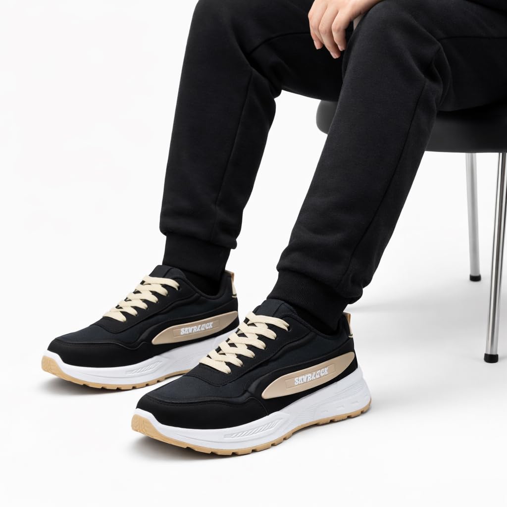 Men’s Comfortable Sports Sneakers with a Modern Design – Lightweight Shoes for Walking, Running, and Daily Use with an Anti-Slip Sole.
