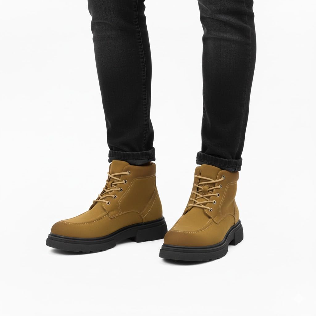 Stylish men's shoes made of suede - equipped with a comfortable Turkish rubber sole - available in various colors and sizes