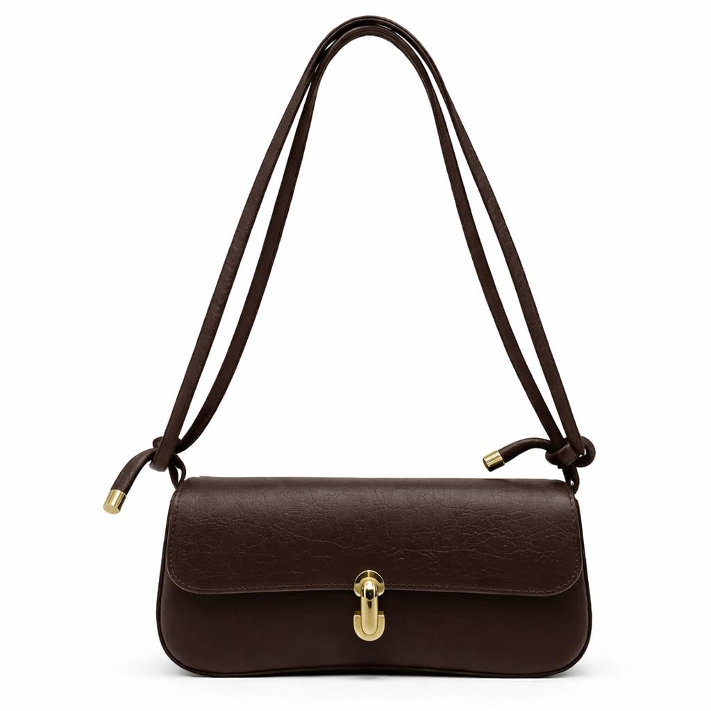 Small leather women’s handbag with a modern design and a long strap – suitable for evening events and everyday outings.