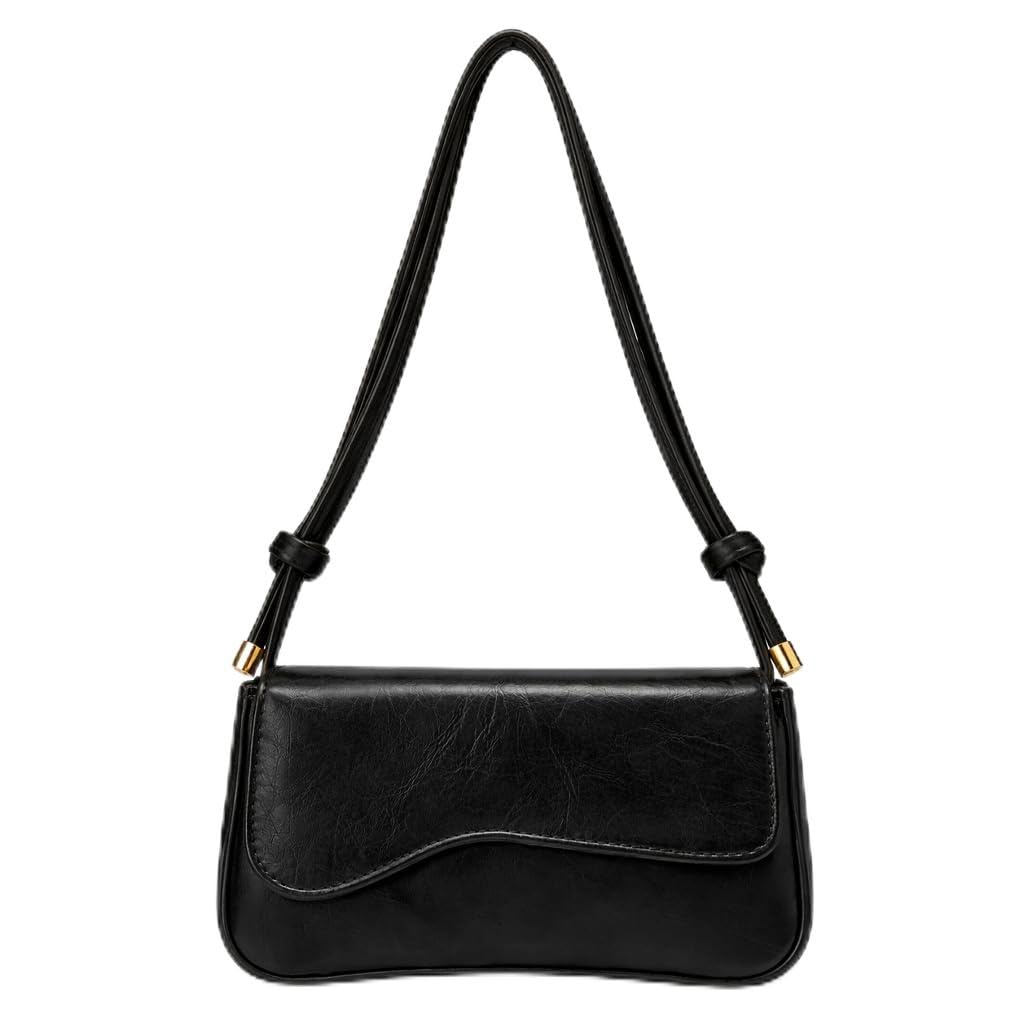 Small Cafe leather women’s handbag with a modern design and a long strap – suitable for evening events and everyday outings.