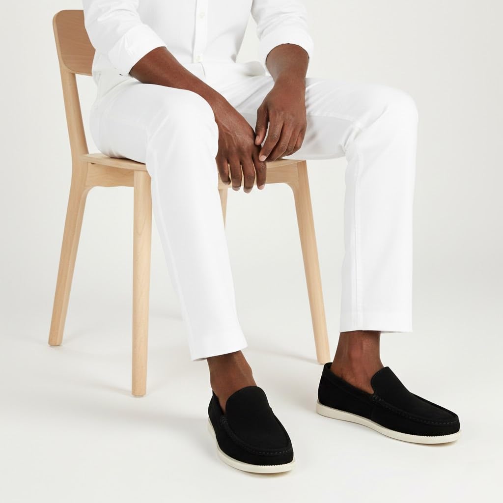 Men’s suede loafers – modern moccasin design, lightweight and extremely comfortable for daily and casual wear. - K1