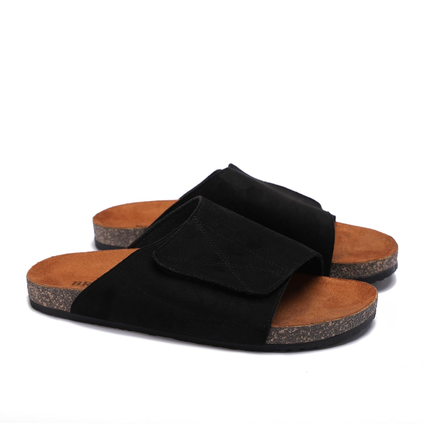 Men’s orthopedic sandals with a wide adjustable strap – rubber footprint sole that supports the foot arch and is lightweight – ideal for daily and summer use.   - 106