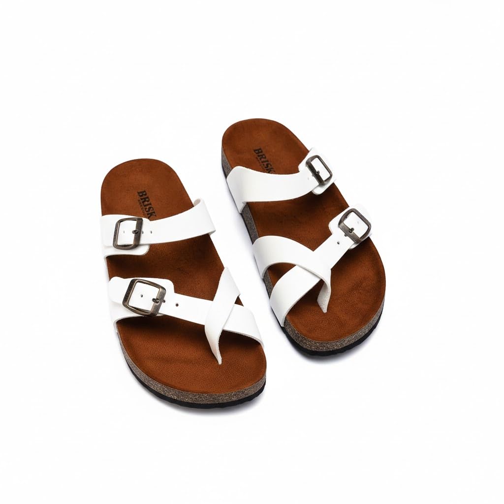 Men genuine leather slipper fashion casual look - Anti-slip  - Code 100