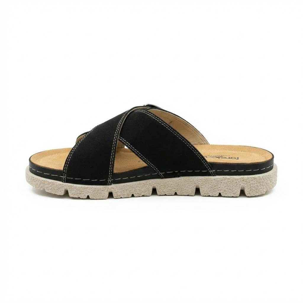 Men genuine leather slipper fashion casual look - Anti-slip  - Code 1400
