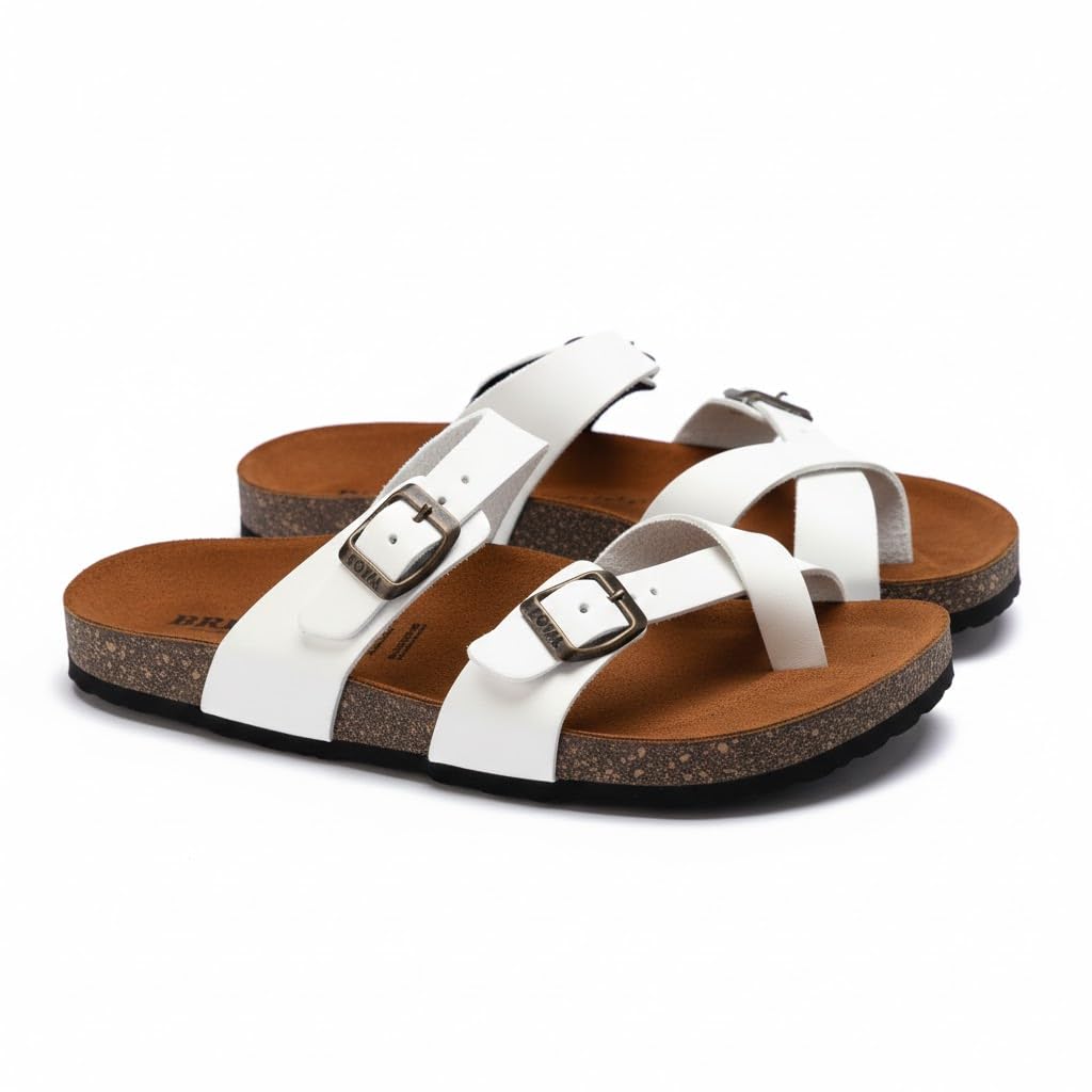 Men genuine leather slipper fashion casual look - Anti-slip  - Code 100