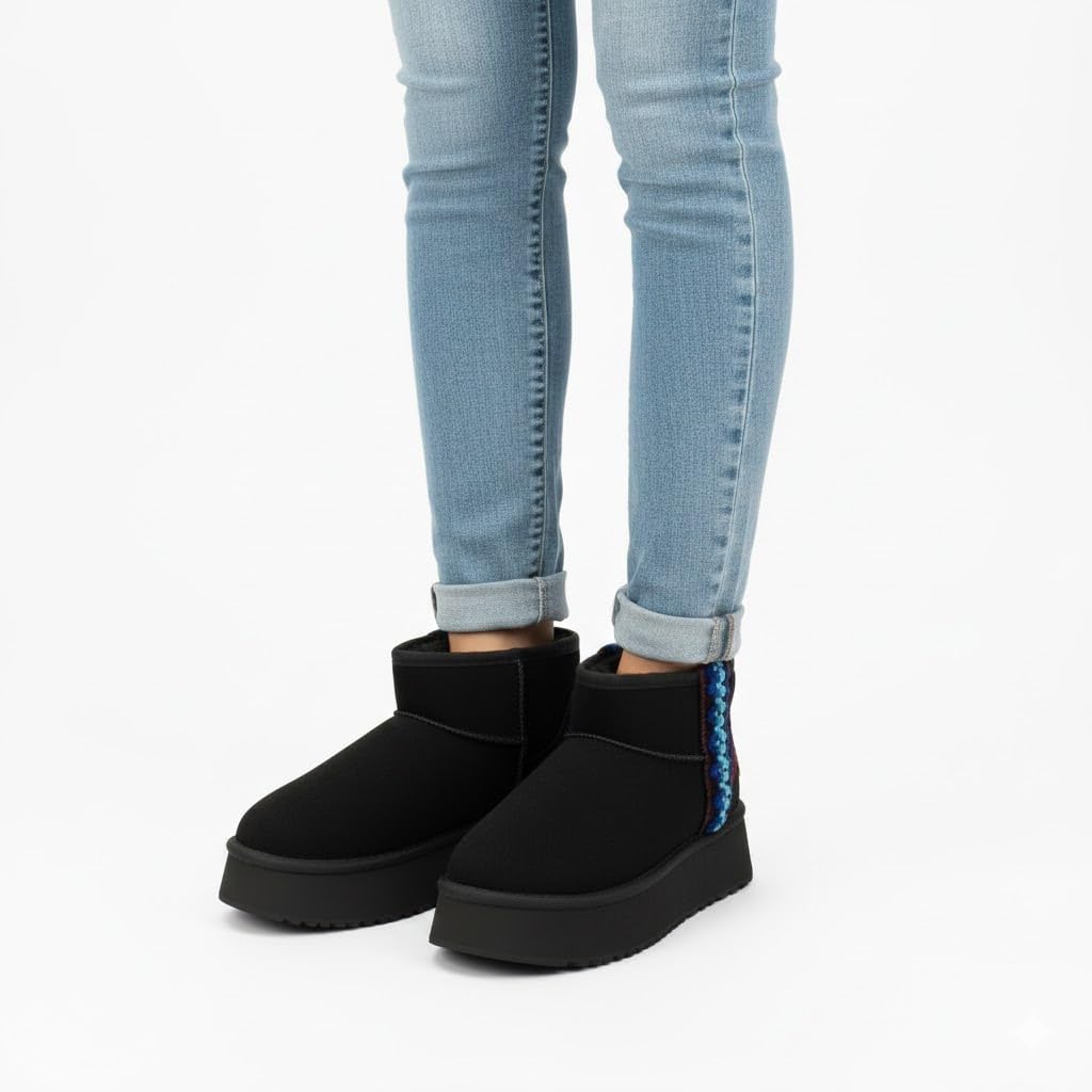 Comfortable and stylish women's lined winter boots - available in various sizes and colors