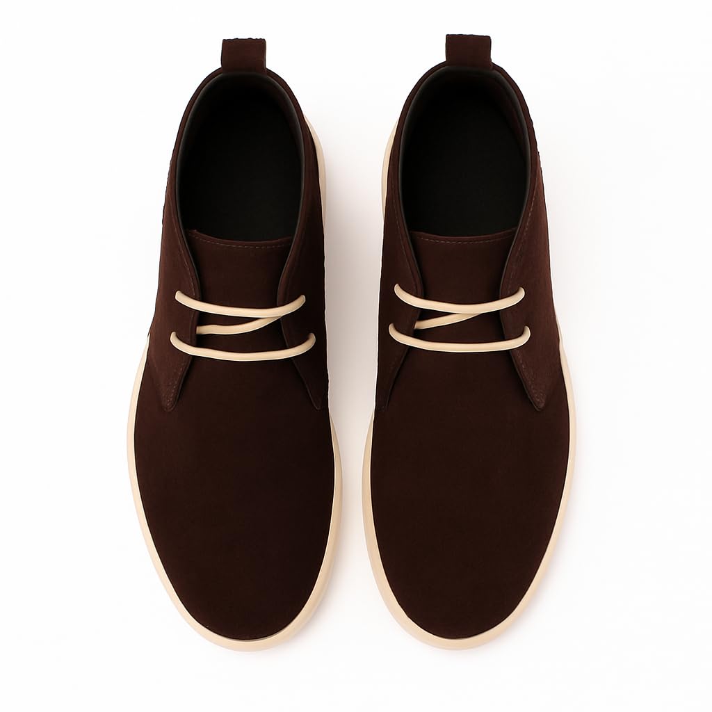 Genuine Leather Suede Turkish Rubber Sole for Men
