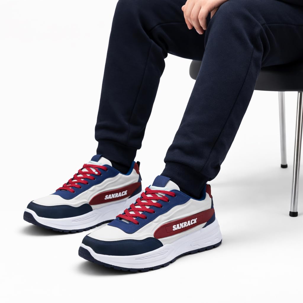 Men’s Comfortable Sports Sneakers with a Modern Design – Lightweight Shoes for Walking, Running, and Daily Use with an Anti-Slip Sole.