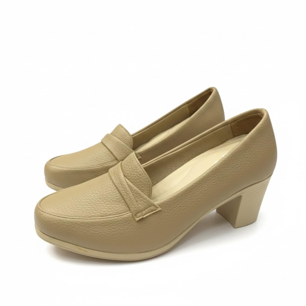 Elegant women's shoes with a comfortable heel and a classic touch - available in various colors and sizes