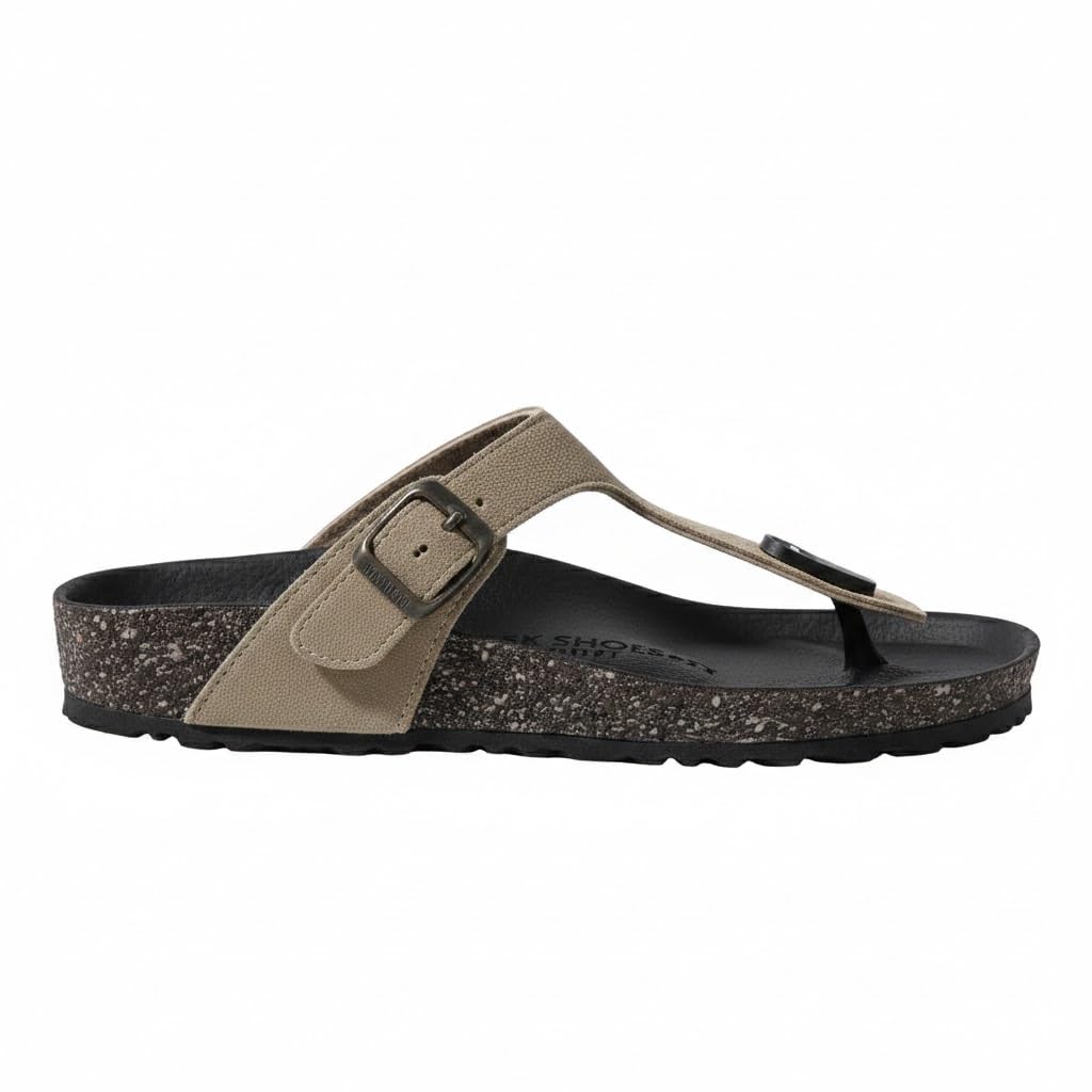 Men genuine leather slipper fashion casual look - Anti-slip  - Code 3000