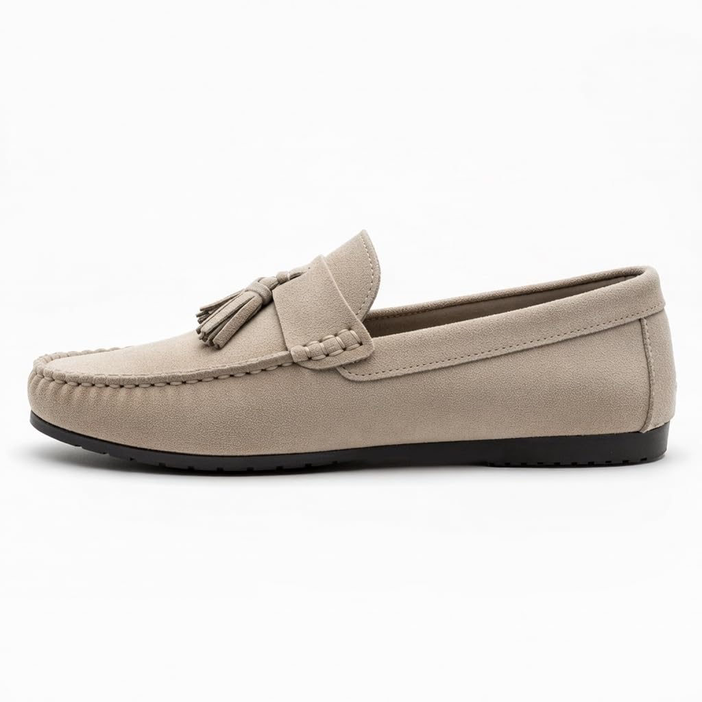Men’s suede loafers – modern moccasin design, lightweight and extremely comfortable for daily and casual wear.   - S30