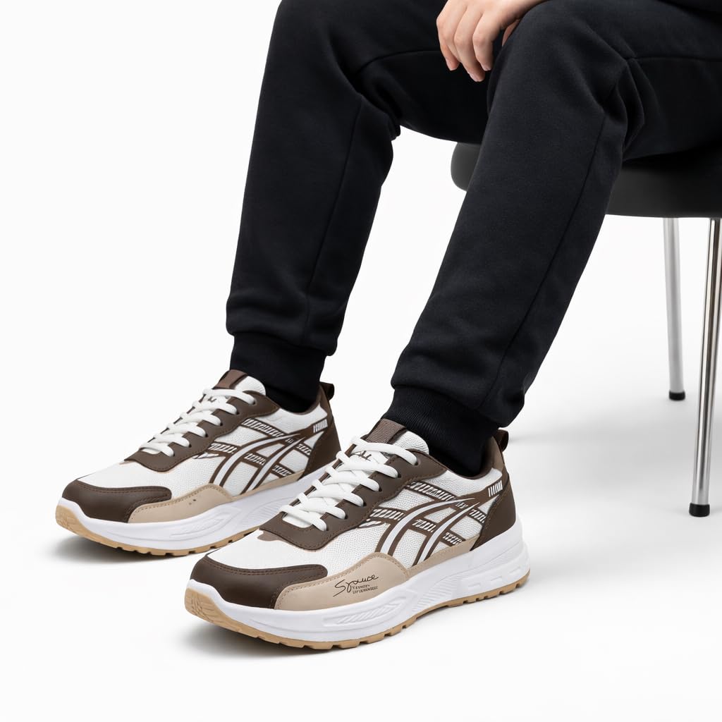 Men’s Comfortable Sports Sneakers with a Modern Design – Lightweight Shoes for Walking, Running, and Daily Use with an Anti-Slip Sole.