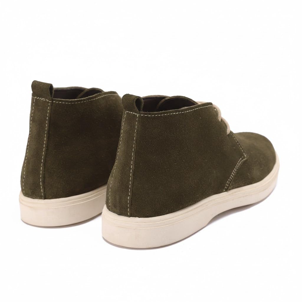 Genuine Leather Suede Turkish Rubber Sole for Men