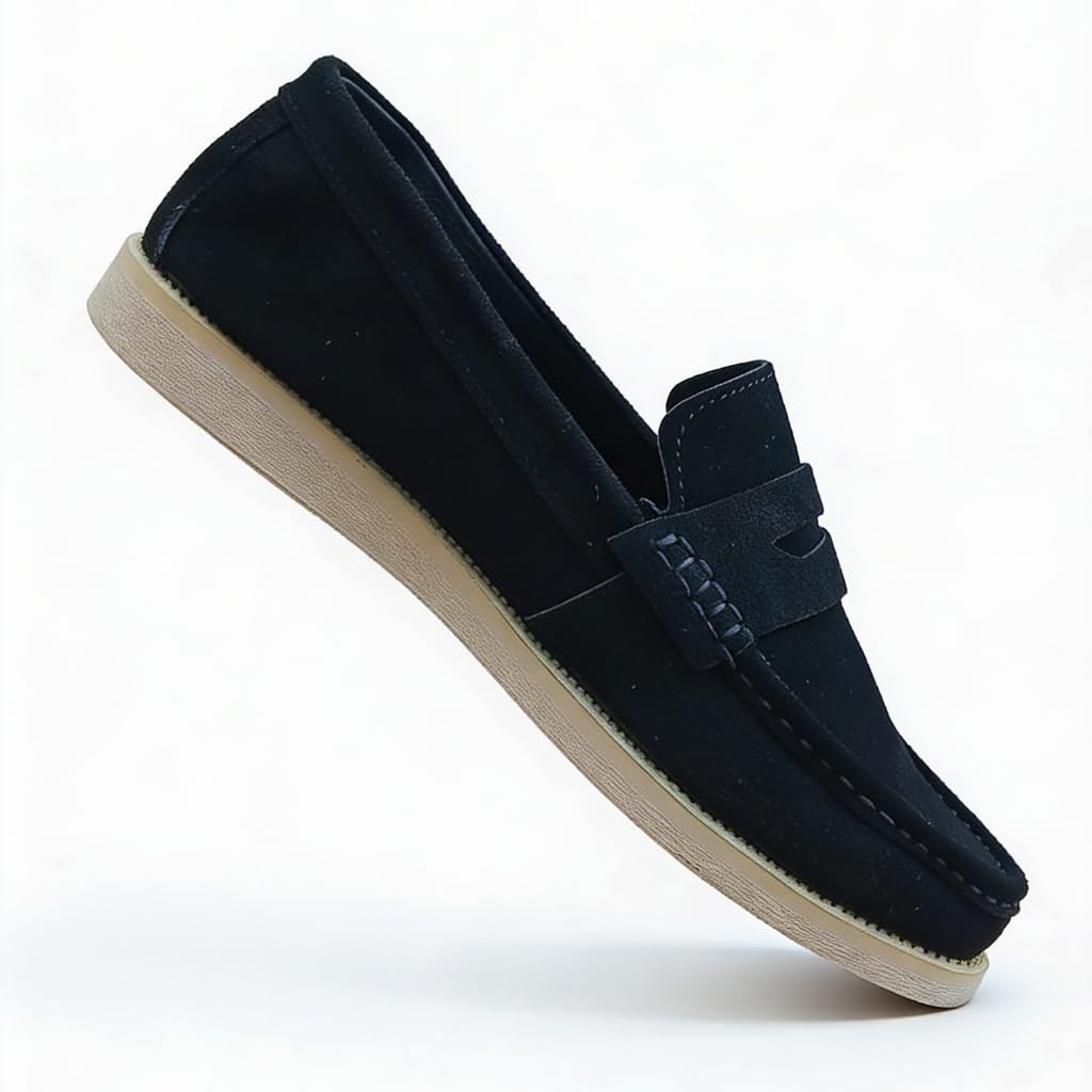 Men’s suede loafers – modern moccasin design, lightweight and extremely comfortable for daily and casual wear.  - K2