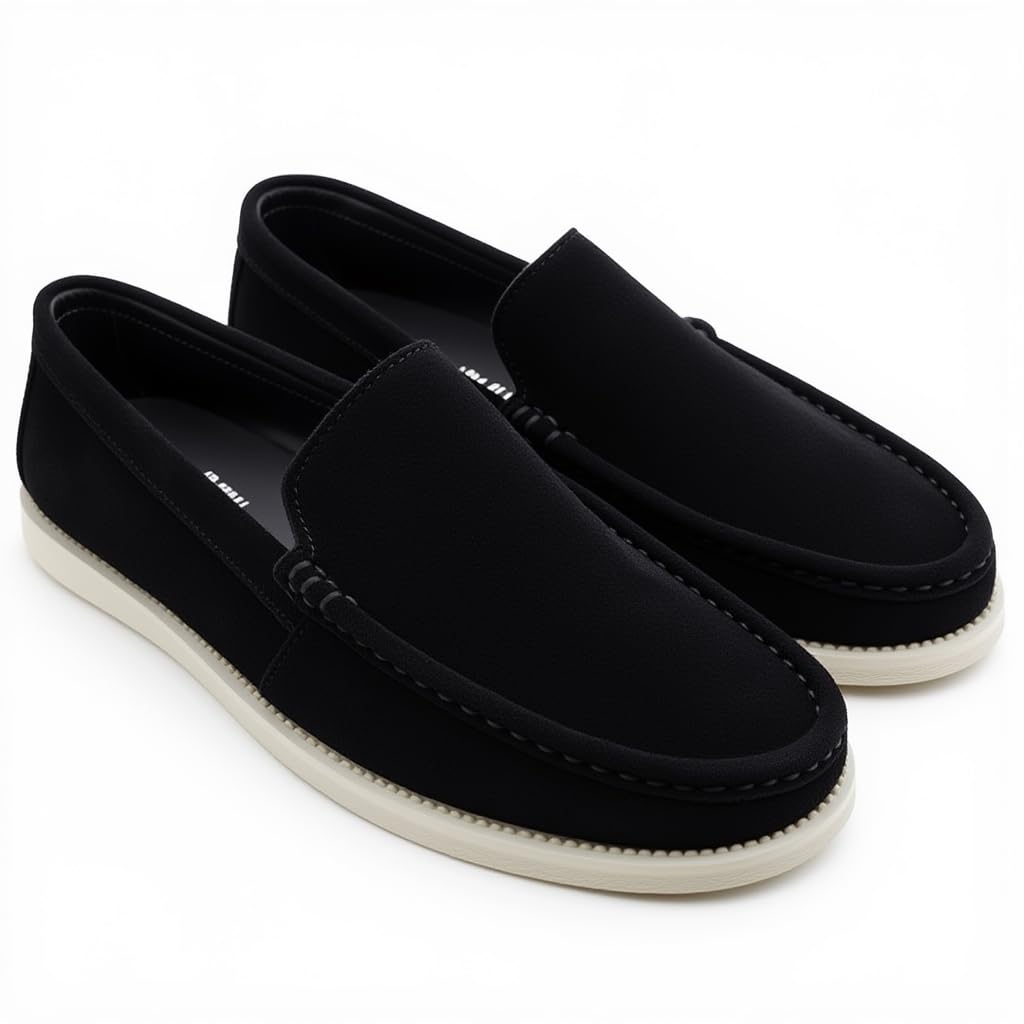 Men’s suede loafers – modern moccasin design, lightweight and extremely comfortable for daily and casual wear. - K1