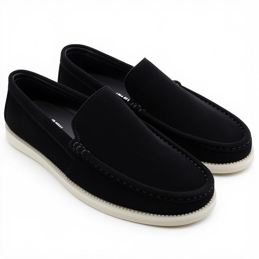 Men’s suede loafers – modern moccasin design, lightweight and extremely comfortable for daily and casual wear. - K1