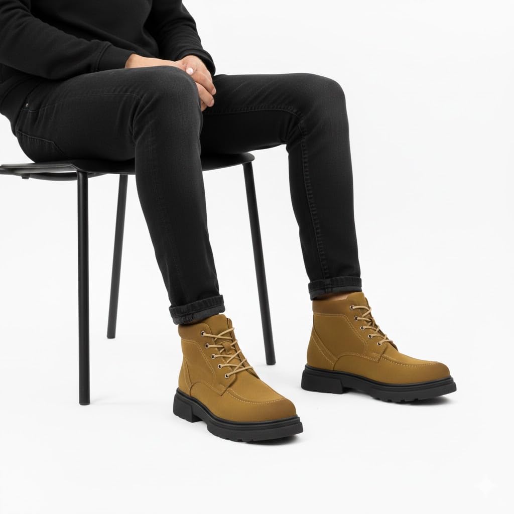 Stylish men's shoes made of suede - equipped with a comfortable Turkish rubber sole - available in various colors and sizes